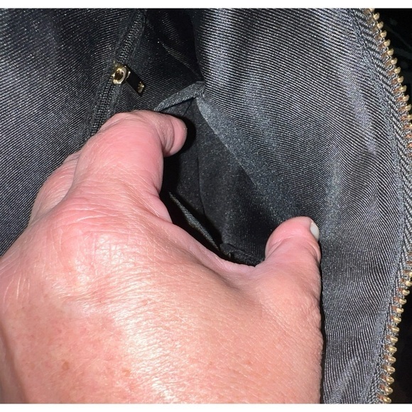 Black Leather Backpack Bag in Excellent Condition - Picture 7 of 16